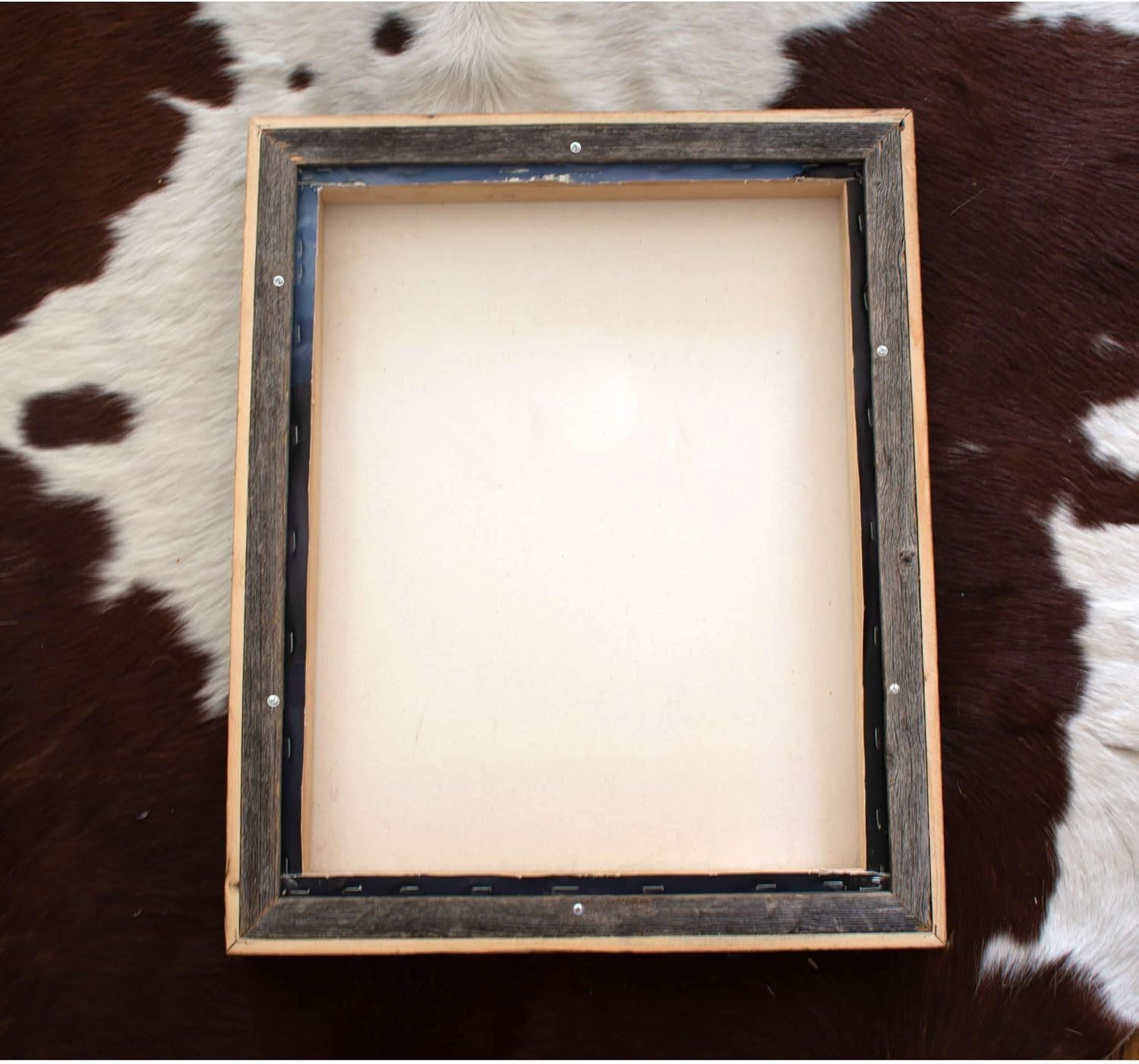 BarnwoodUSA | Rustic Barnwood Canvas Frame | For Oil Paintings & Wall Art | Natural Weathered Gray | 8" x 10" - Image 8