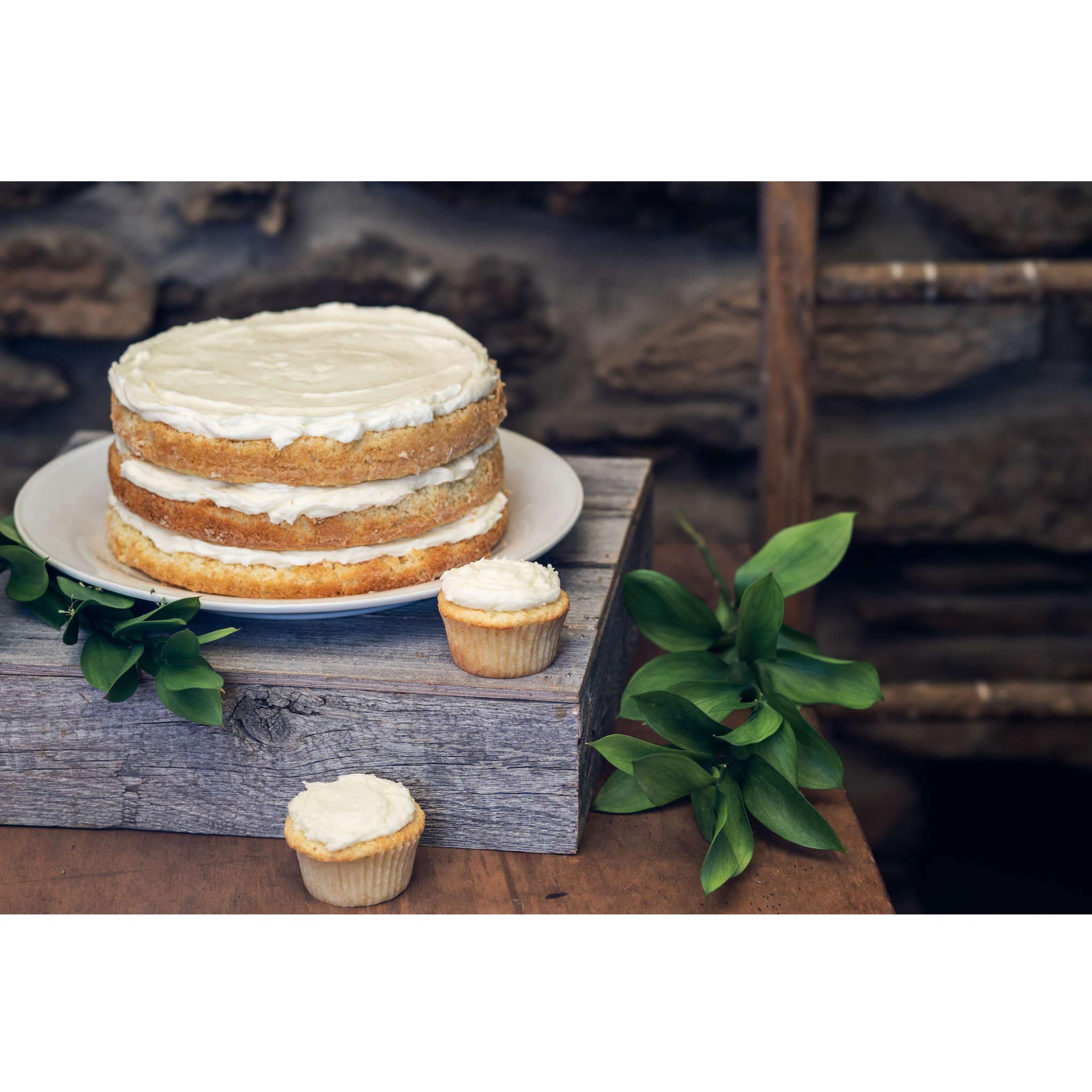 BARNWOODUSA Wood Cake Stand 15"x15" Weathered Gray Rustic Wooden Wedding Dessert Stand Vintage Sturdy 100% Reclaimed Wood - Image 6